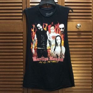 Marilyn Manson oversized Tank